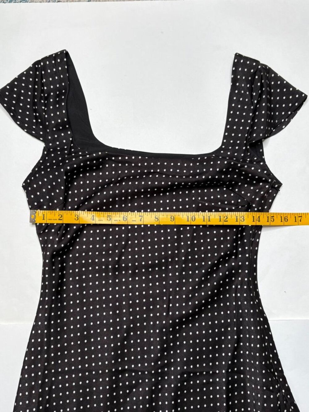 Princess Polly Lucienna Polka Dot Mini Dress Black White Size 6 NWT - Picture 4 of 13